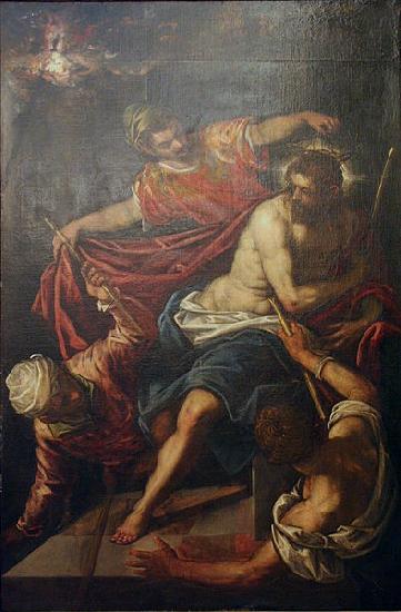 Domenico Tintoretto Christ Crowned with Thorns oil painting image